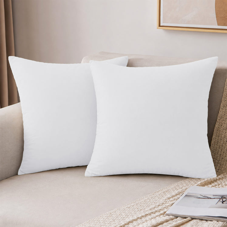 Microfibre Plain Cushion Covers for Sofa & Bed