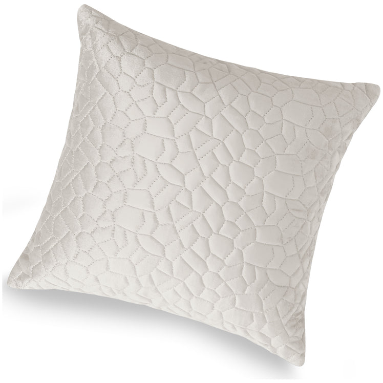 Velvet Embossed Pattern Cushion Covers Pebbles