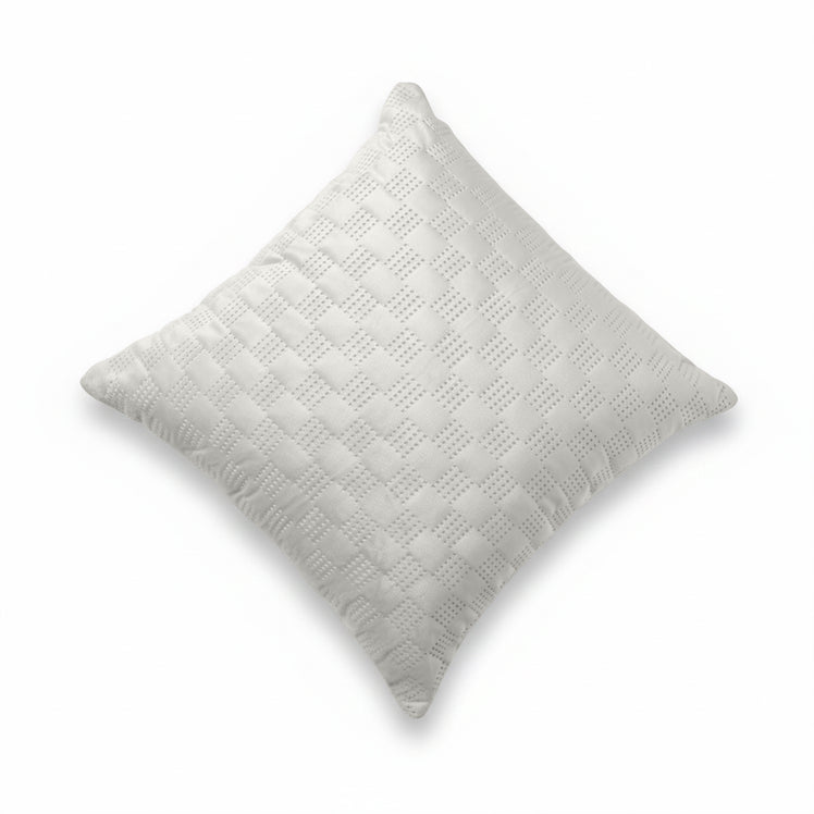 Velvet Embossed Pattern Cushion Covers Check