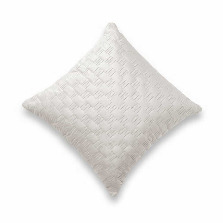 Velvet Embossed Pattern Cushion Covers Check