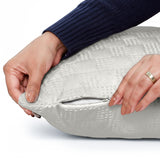 Velvet Embossed Pattern Cushion Covers Check