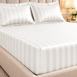 Dobby Stripe Fitted Sheet 40CM