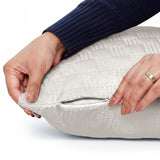 Velvet Embossed Pattern Cushion Covers Check