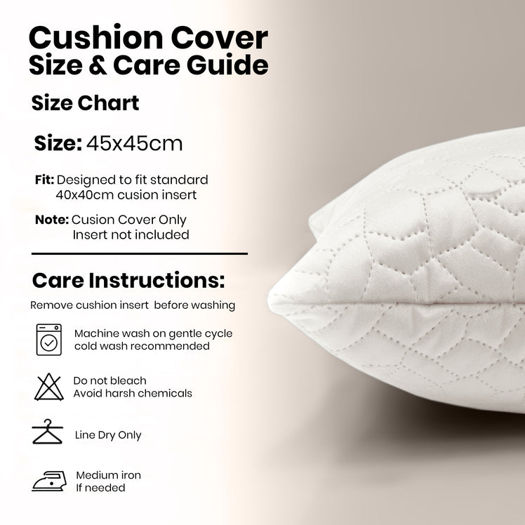 Velvet Embossed Pattern Cushion Covers Pebbles