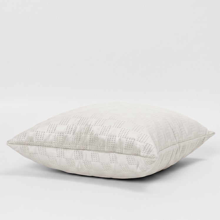 Velvet Embossed Pattern Cushion Covers Check