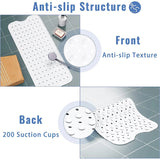 Non Slip Shower Mat Extra Long Bath Mats