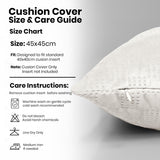 Velvet Embossed Pattern Cushion Covers Check