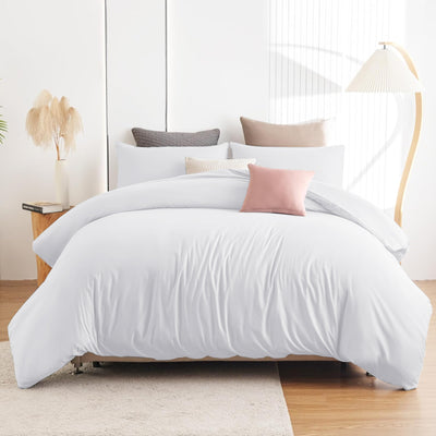 3pc white duvet cover