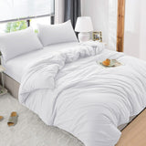 4 Piece Bedding Set Duvet Cover, Pillowcases & Fitted Sheet