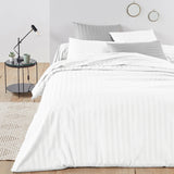 Stripe Duvet Covers Bedding Set with Pillowcases & Fitted Sheet