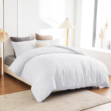 3piece white duvet cover king