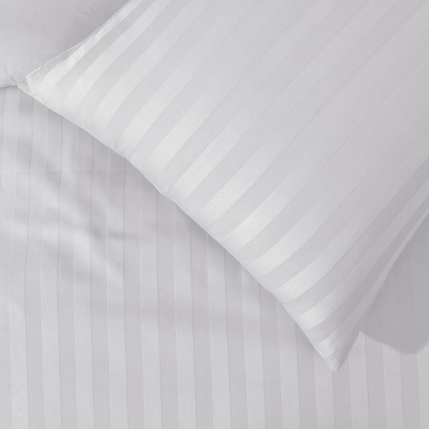 stripe pillow white duvet king cover