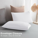 pillows white single duvet set
