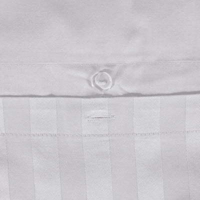 stripe white superking duvet cover
