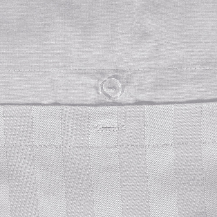 stripe white superking duvet cover