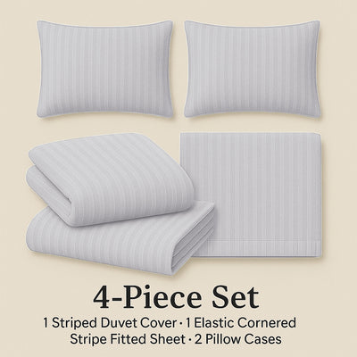 stripe four piece 4 piece set