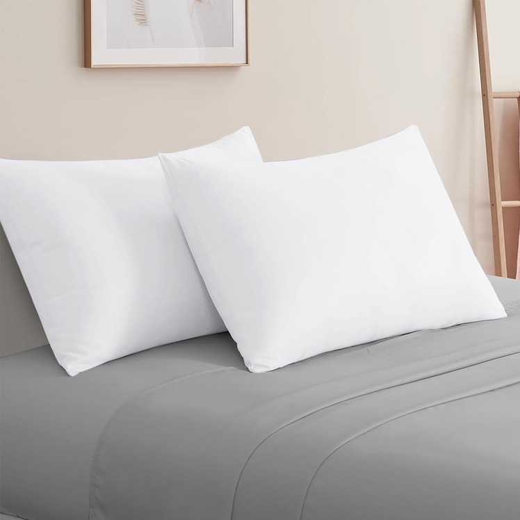 White Pillow Cases Plain Pair