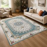 Persian Floral Rug Willow for Living Room
