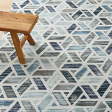 Area Rug Geometric Print Carpet Non Slip Soft