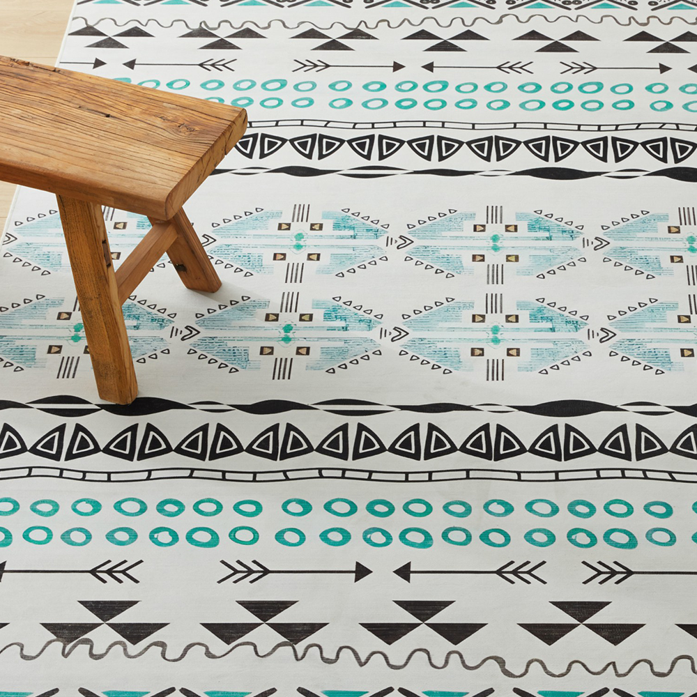 Morocco Style Living Room Printed Area Rug