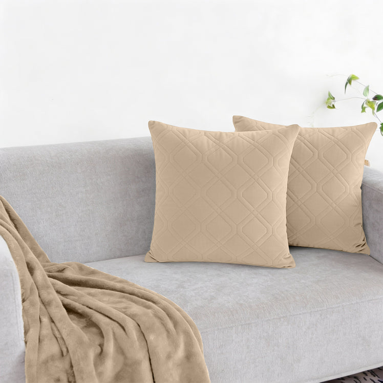 Velvet Embossed Cushion Covers Diamond