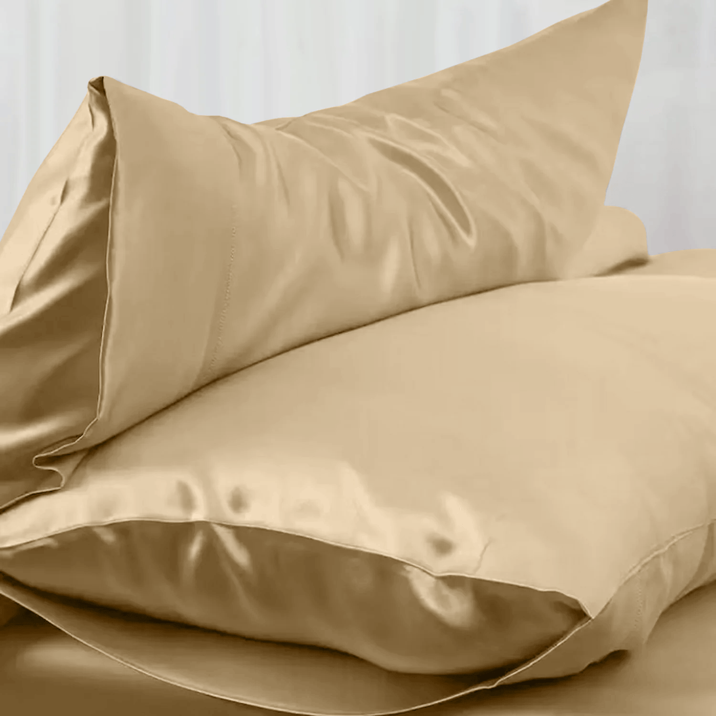 Satin Silk Pillowcases Pair Champion