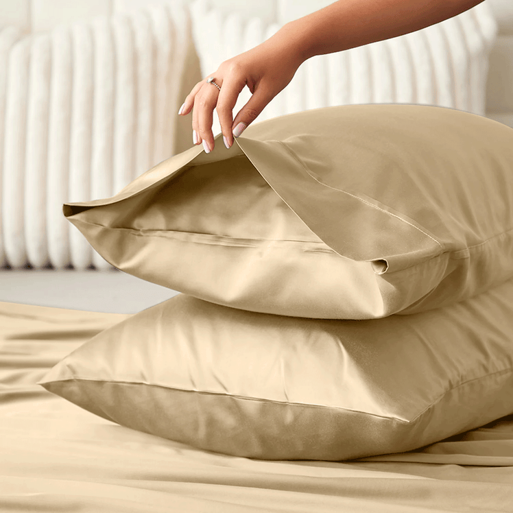 Satin Silk Pillowcases Pair Champion