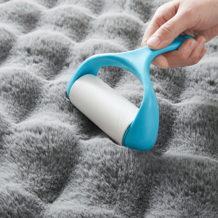 Soft Bubble Rug – Faux Fur Textured Washable Area Rug