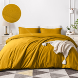 Plain Ochre Duvet Covers