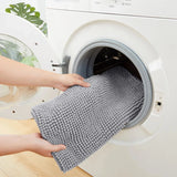 Plush Soft Non-Slip Chenille Bath Mats