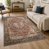 Turkish Rug Vintage Majestic For Bedroom