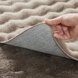 Soft Bubble Rug – Faux Fur Textured Washable Area Rug