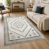 Vintage Large Rug Carpet Cashmere Radiant