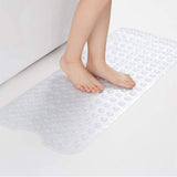 Non Slip Shower Mat Extra Long Bath Mat Transparent