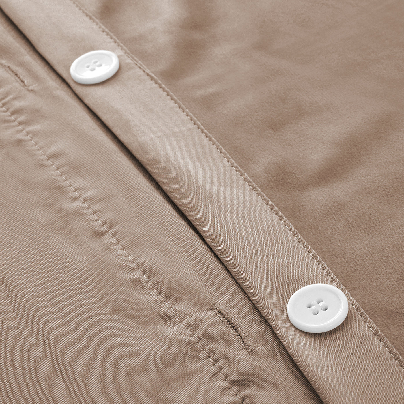 3 Piece Beige Duvet Set