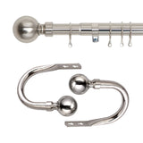 Extendable Curtain Poles & Holdbacks