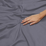 Charcoal Deep Fitted Sheets 25CM