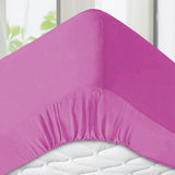 Purple Deep Fitted Sheets 25CM