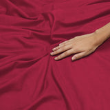 Red Deep Fitted Sheets 25CM