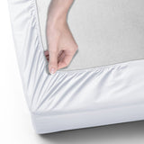 White Deep Fitted Sheets 25CM