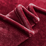 Burgundy Fleece Blanket