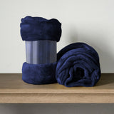 Navy Fleece Blanket