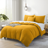 Plain Ochre Duvet Covers