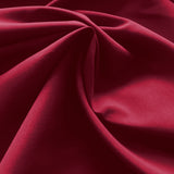 Red Pillow Cases Plain Pair