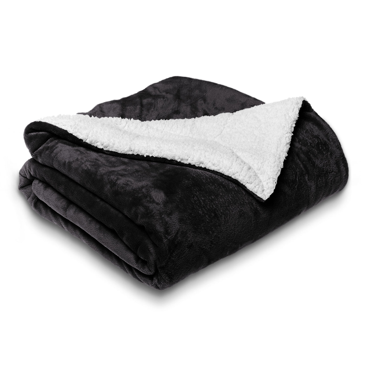 Black Sherpa Throw Blanket – Oxford Homeware