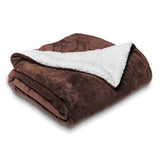 Coffee Sherpa Throw Blanket