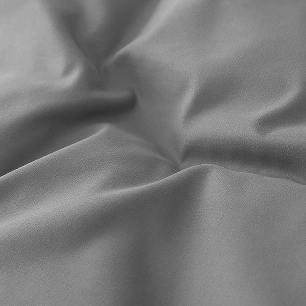 Plain Silver Duvet Covers