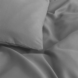 Plain Silver Duvet Covers