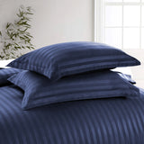 Stripe Navy Duvet Cover Set With Pillowcases