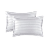 Stripe White Duvet Cover Set With Pillowcases